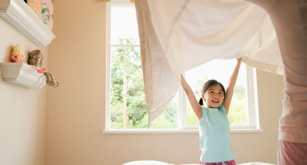 airy bedroom