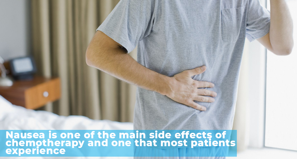 someone looking sick to their stomache  - “Nausea is one of the main side effects of chemotherapy and one that most patients experience.”