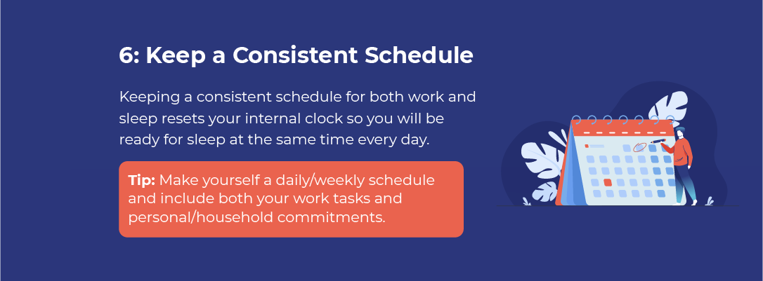 Keep a Consistent Schedule