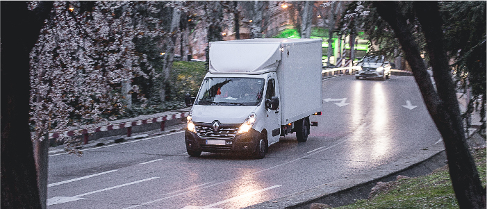 Delivery van