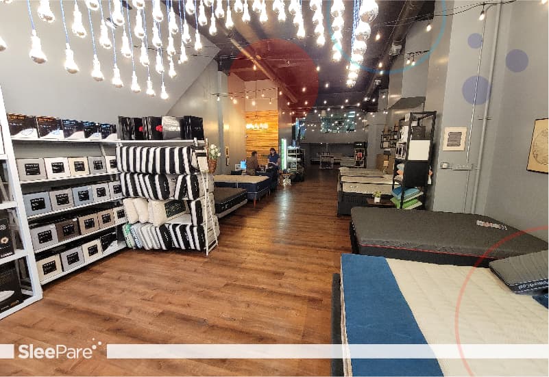 Inside SleePare Mattress Showroom NYC
