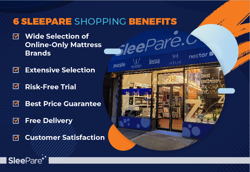 6 SleePare Shopping Benefits