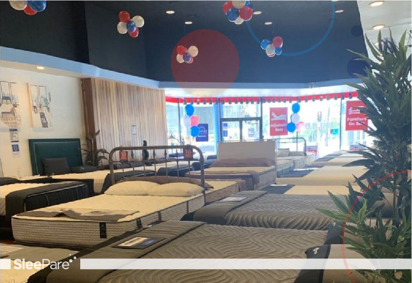 LA Mattress Stores inside