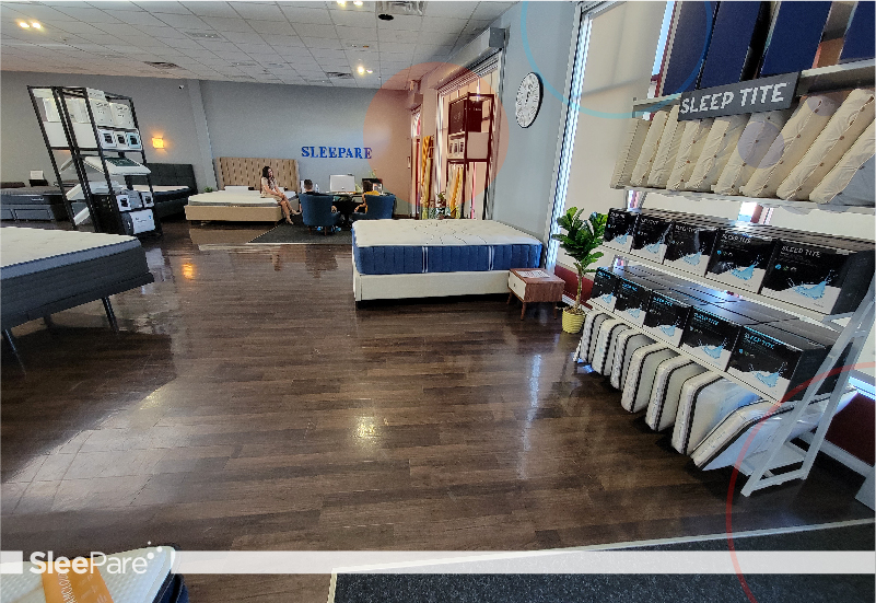 SleePare Pillow Store Los Angeles inside