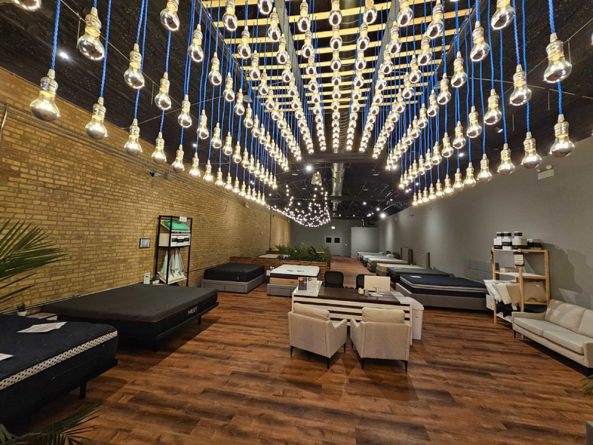 SleePare adjustable air mattress showroom