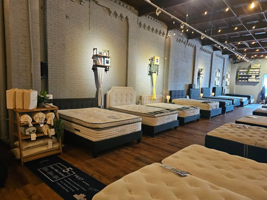 SleePare natural mattress showroom